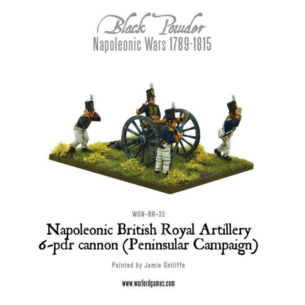 British Royal Artillery 6 - pdr Cannon (Peninsular Campaign) - Artillerie - Warlord Games - WGN-BR-22