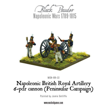 British Royal Artillery 6 - pdr Cannon (Peninsular Campaign) - Artillerie - Warlord Games - WGN-BR-22