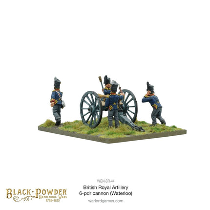 British Royal Artillery 6 - pdr Cannon (Waterloo Campaign) - Artillerie - Warlord Games - WGN-BR-44