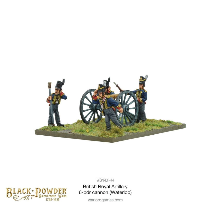 British Royal Artillery 6 - pdr Cannon (Waterloo Campaign) - Artillerie - Warlord Games - WGN-BR-44