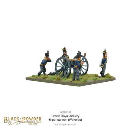 British Royal Artillery 6 - pdr Cannon (Waterloo Campaign) - Artillerie - Warlord Games - WGN-BR-44