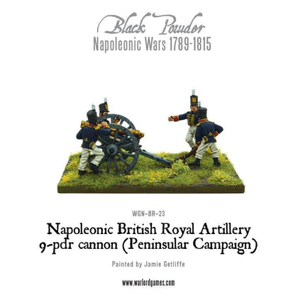 British Royal Artillery 9 - pdr Cannon (Peninsular Campaign) - Artillerie - Warlord Games - WGN-BR-23