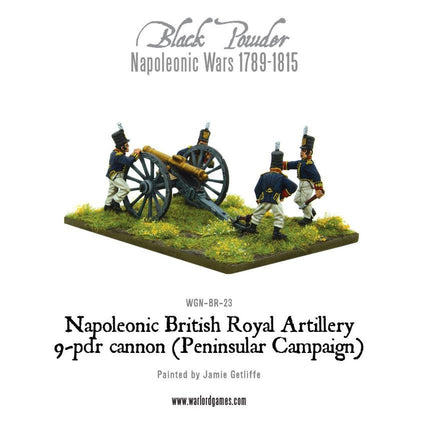 British Royal Artillery 9 - pdr Cannon (Peninsular Campaign) - Artillerie - Warlord Games - WGN-BR-23