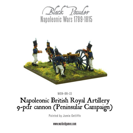 British Royal Artillery 9 - pdr Cannon (Peninsular Campaign) - Artillerie - Warlord Games - WGN-BR-23