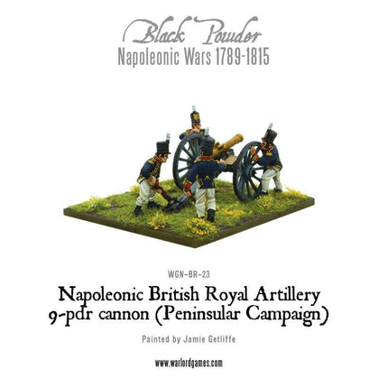 British Royal Artillery 9 - pdr Cannon (Peninsular Campaign) - Artillerie - Warlord Games - WGN-BR-23