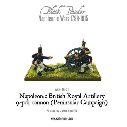 British Royal Artillery 9 - pdr Cannon (Peninsular Campaign) - Artillerie - Warlord Games - WGN-BR-23
