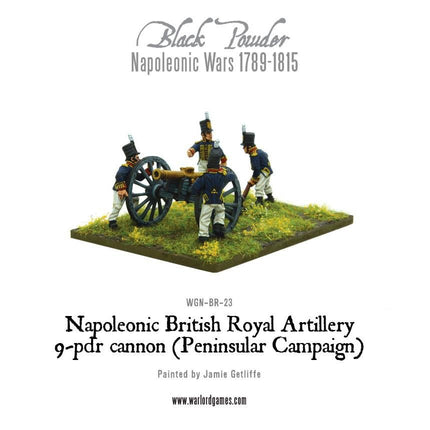 British Royal Artillery 9 - pdr Cannon (Peninsular Campaign) - Artillerie - Warlord Games - WGN-BR-23