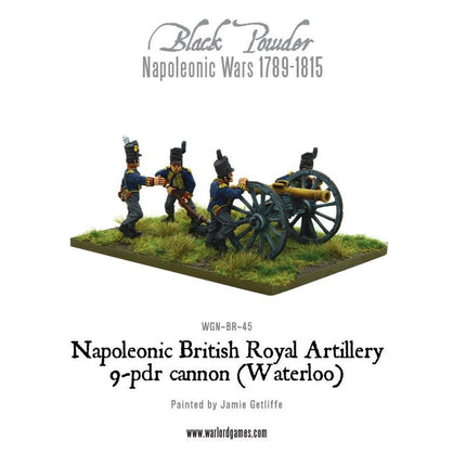 British Royal Artillery 9 - pdr Cannon (Waterloo Campaign) - Artillerie - Warlord Games - WGN-BR-45