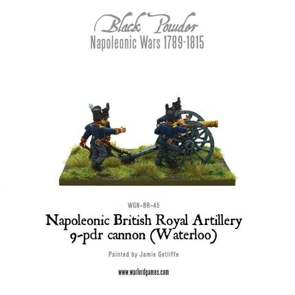British Royal Artillery 9 - pdr Cannon (Waterloo Campaign) - Artillerie - Warlord Games - WGN-BR-45