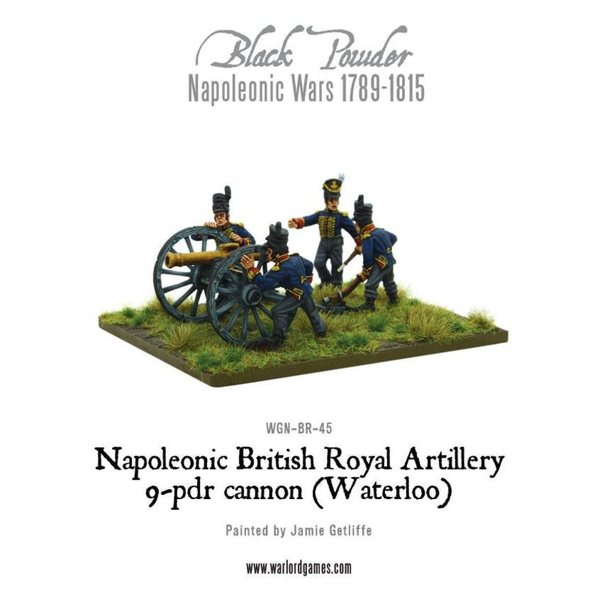 British Royal Artillery 9 - pdr Cannon (Waterloo Campaign) - Artillerie - Warlord Games - WGN-BR-45
