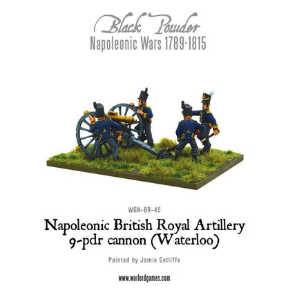 British Royal Artillery 9 - pdr Cannon (Waterloo Campaign) - Artillerie - Warlord Games - WGN-BR-45