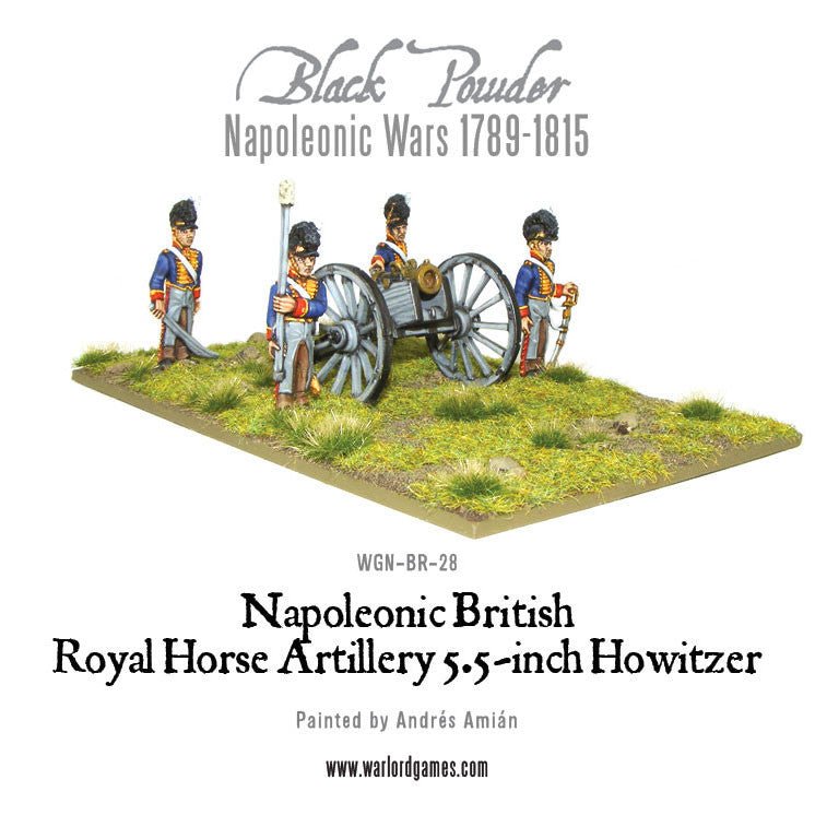 British Royal Horse Artillery 5.5 - inch Howitzer - Artillerie - Warlord Games - WGN-BR-28
