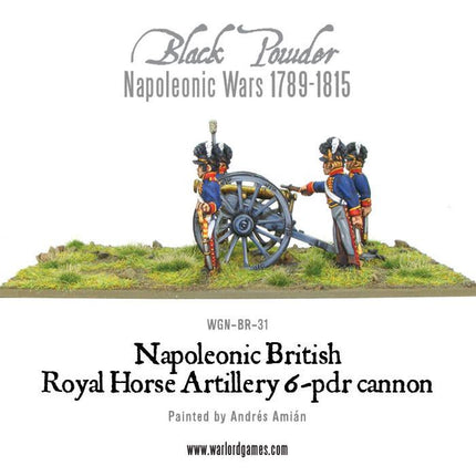 British Royal Horse Artillery 6 - pdr Cannon - Artillerie - Warlord Games - WGN-BR-31