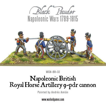 British Royal Horse Artillery 9 - pdr Cannon - Artillerie - Warlord Games - WGN-BR-32