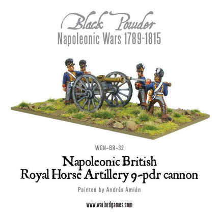 British Royal Horse Artillery 9 - pdr Cannon - Artillerie - Warlord Games - WGN-BR-32