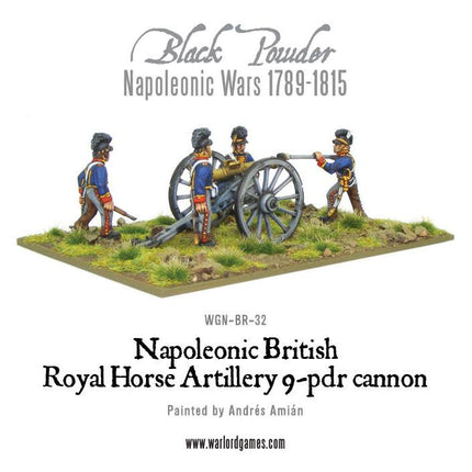 British Royal Horse Artillery 9 - pdr Cannon - Artillerie - Warlord Games - WGN-BR-32