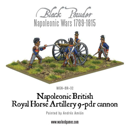 British Royal Horse Artillery 9 - pdr Cannon - Artillerie - Warlord Games - WGN-BR-32