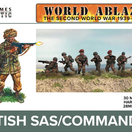 British SAS/Commandos - Infanterie - Wargames Atlantic - WAAWA005