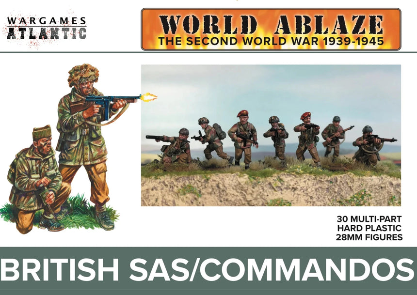 British SAS/Commandos - Infanterie - Wargames Atlantic - WAAWA005