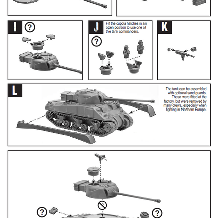 British Sherman V Troop including Vc Firefly