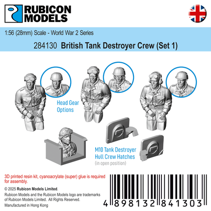 British Tank destroyer Crew Set 1