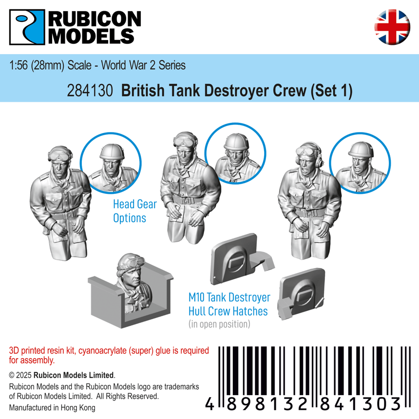 British Tank destroyer Crew Set 1
