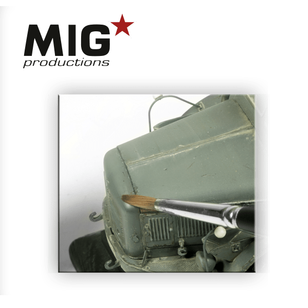 Brown Blue Wash for Panzer Grey - MIG Productions Wash (75 ml) - AK Interactive - P285 (2)