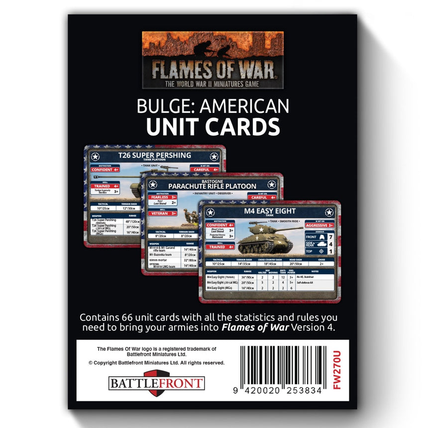 Bulge: American Unit Cards