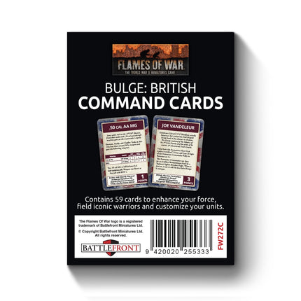 Bulge: British Command Cards