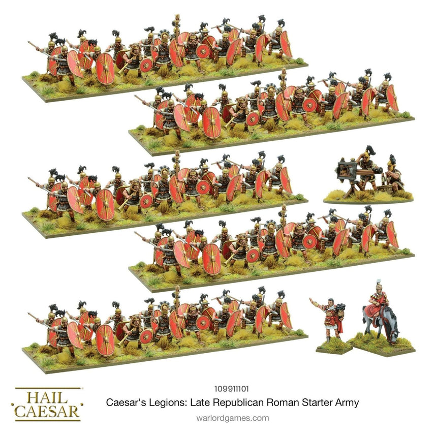 Caesar's Legions: Late Republican Roman Starter Army - Starterarmee - Warlord Games - 109911101