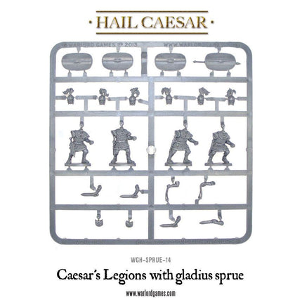 Caesar's Legions - Sprue mit Gladius (4 Legionäre)