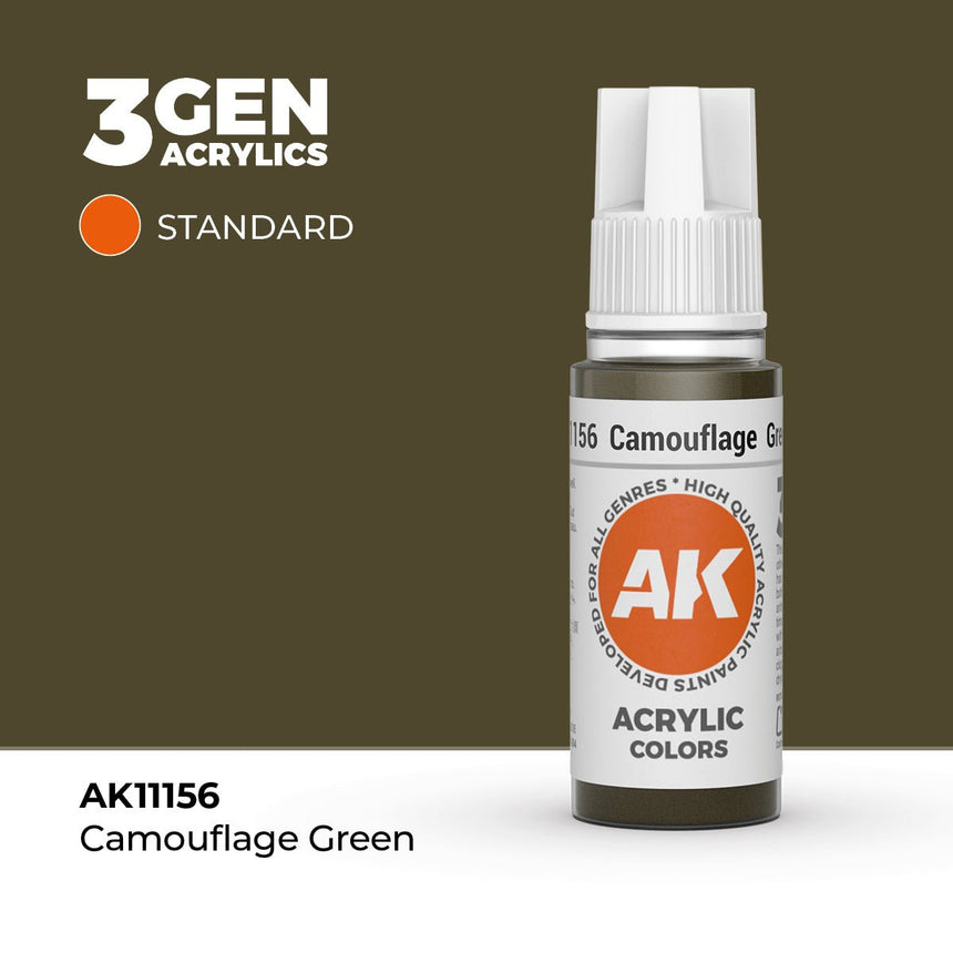 AK Interactive 3rd Generation - Camouflage Green 17 ml