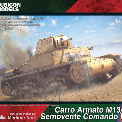 Carro Armato M13/40 / Semovente Comando M40 - Panzer - Rubicon Models UK Ltd - 280095