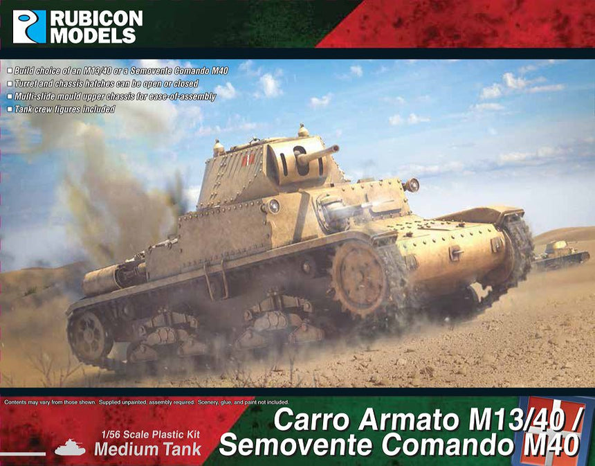 Carro Armato M13/40 / Semovente Comando M40 - Panzer - Rubicon Models UK Ltd - 280095