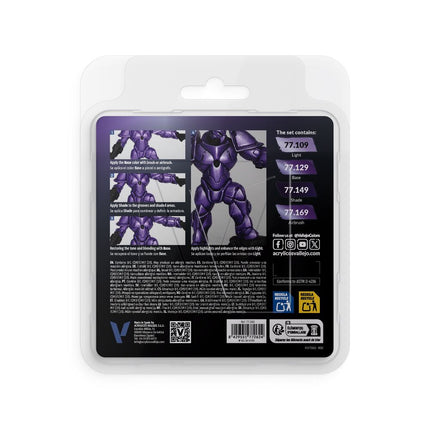 Celestial Violet - True Metallic Metal (4 x 18 ml) - Vallejo - 77262 (2)