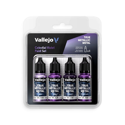 Celestial Violet - True Metallic Metal (4 x 18 ml) - Vallejo - 77262