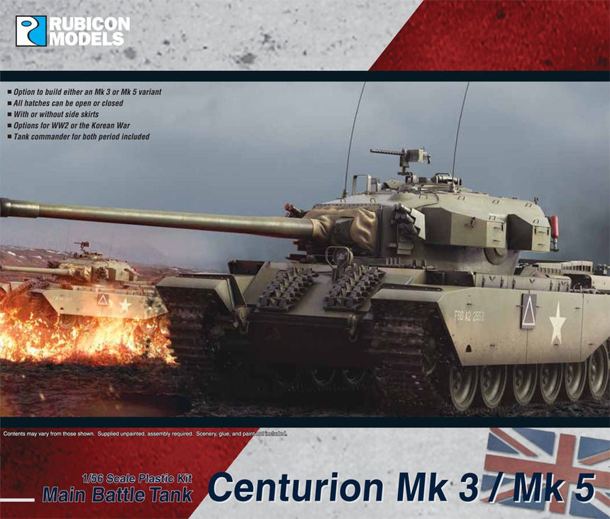 Centurion MBT Mk 3 / Mk 5 - Panzer - Rubicon Models UK Ltd - 280104
