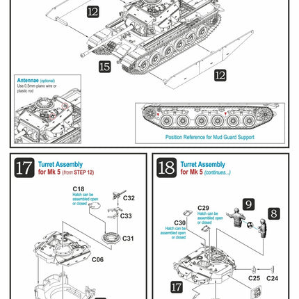 280104 Centurion MBT Mk 3 / Mk 5