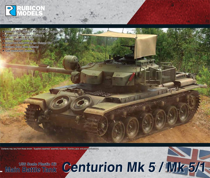 Centurion MBT Mk 5 / Mk 5/1 (FV4011) - Panzer - Rubicon Models UK Ltd - 280105