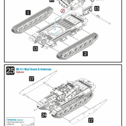 280105 Centurion MBT Mk 5 / Mk 5/1 (FV4011)