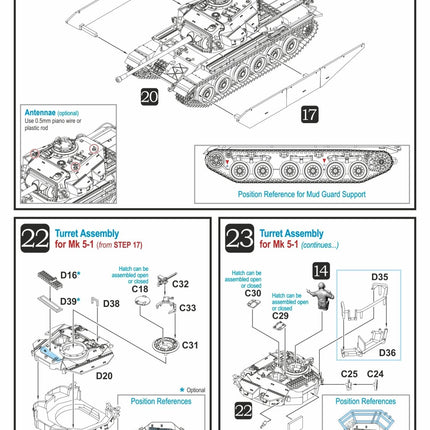 280105 Centurion MBT Mk 5 / Mk 5/1 (FV4011)