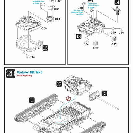 280105 Centurion MBT Mk 5 / Mk 5/1 (FV4011)