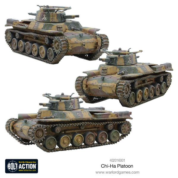 Chi - Ha Platoon - Panzer - Warlord Games - 402016001