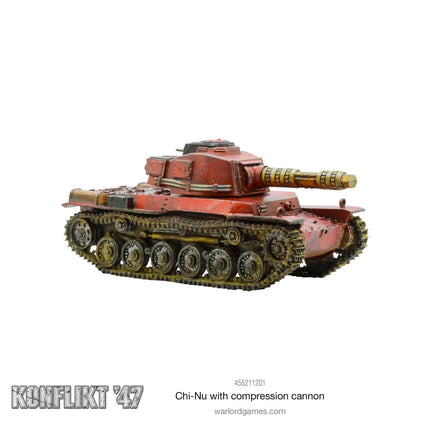 Chi - Nu with Compression Cannon - Panzer - Warlord Games - 455211201