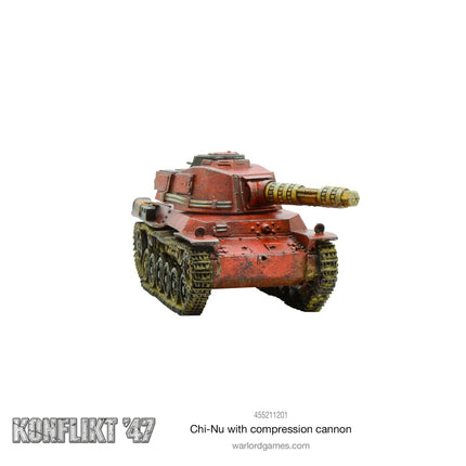 Chi - Nu with Compression Cannon - Panzer - Warlord Games - 455211201