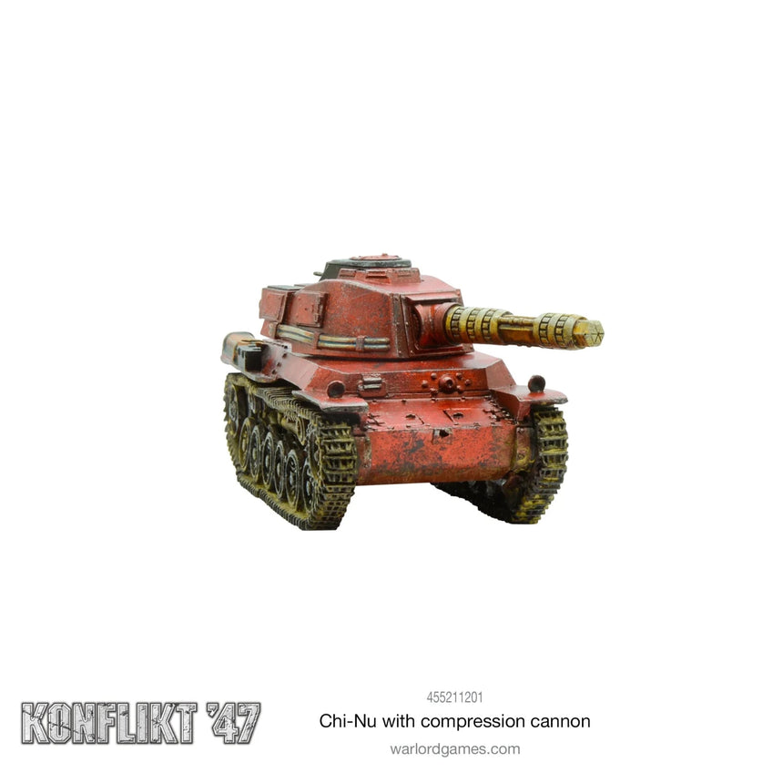 Chi - Nu with Compression Cannon - Panzer - Warlord Games - 455211201