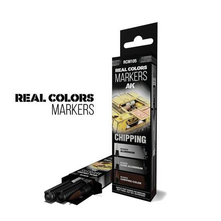 Abplatzer/Chipping - Real Colors Marker (3er-Set)