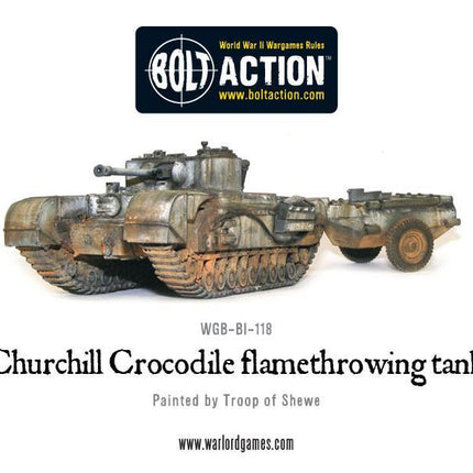 Churchill Crocodile Flamethrowing Tank