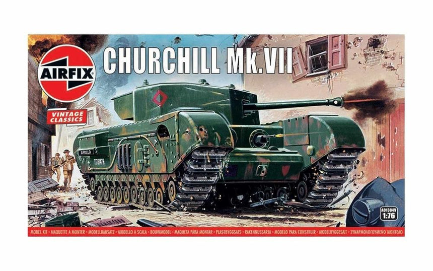 Churchill Mk.VII Tank, Vintage Classics - Panzer - Airfix - A01304V