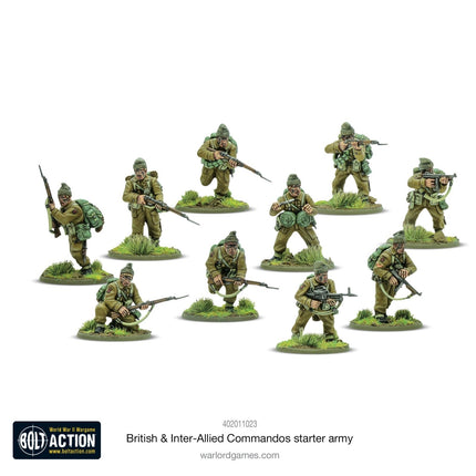 Churchill's Gangsters (British & Inter - Allied Commandos) Starter Army - Starterarmee - Warlord Games - 402011023